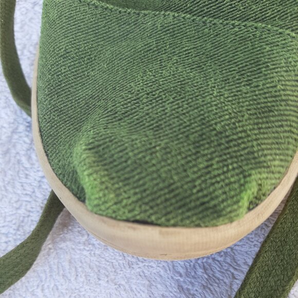 TOMS Highland botas in Highland Green Leopard Fleece women’s size 8.5W - Picture 9 of 12